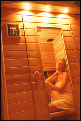 PERSON Sauna Infrared Fused Carbon/Ceramic Cedar New  