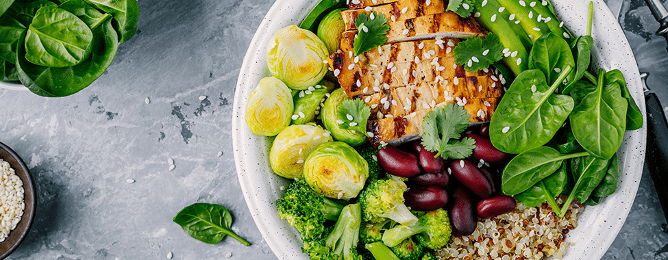 Post-Holiday Detox Bowl with Broccoli and Brussels Sprouts