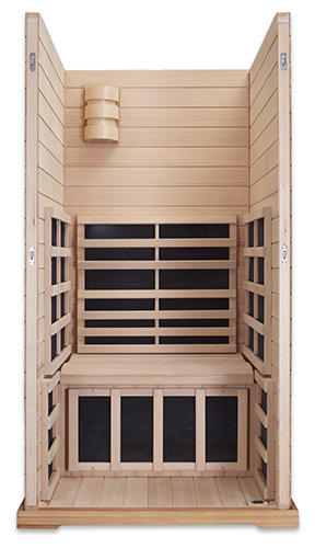 Front of Clearlight Premier IS-1 Infrared Sauna
