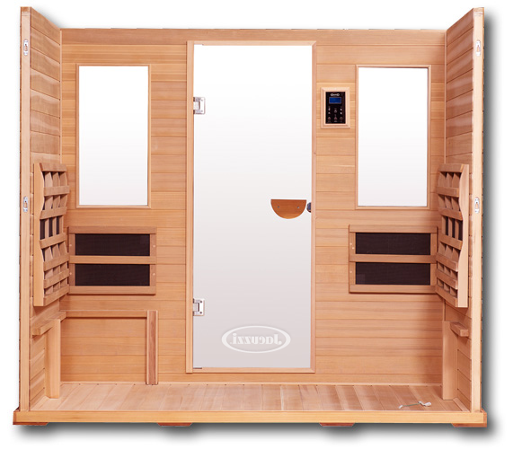 Open back view of Clearlight Premier IS-5 Infrared Sauna