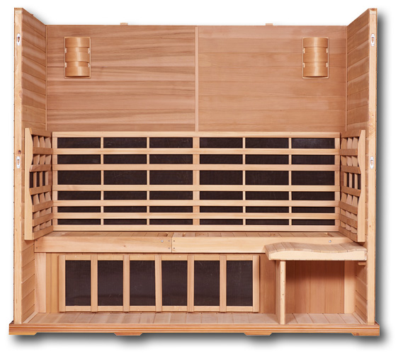 Front of Clearlight Premier IS-5 Infrared Sauna
