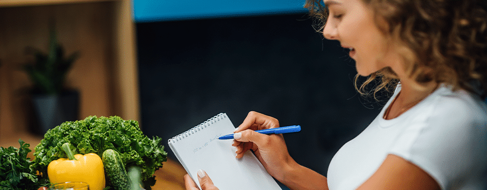 Woman Planning Intermittent Fasting Diet