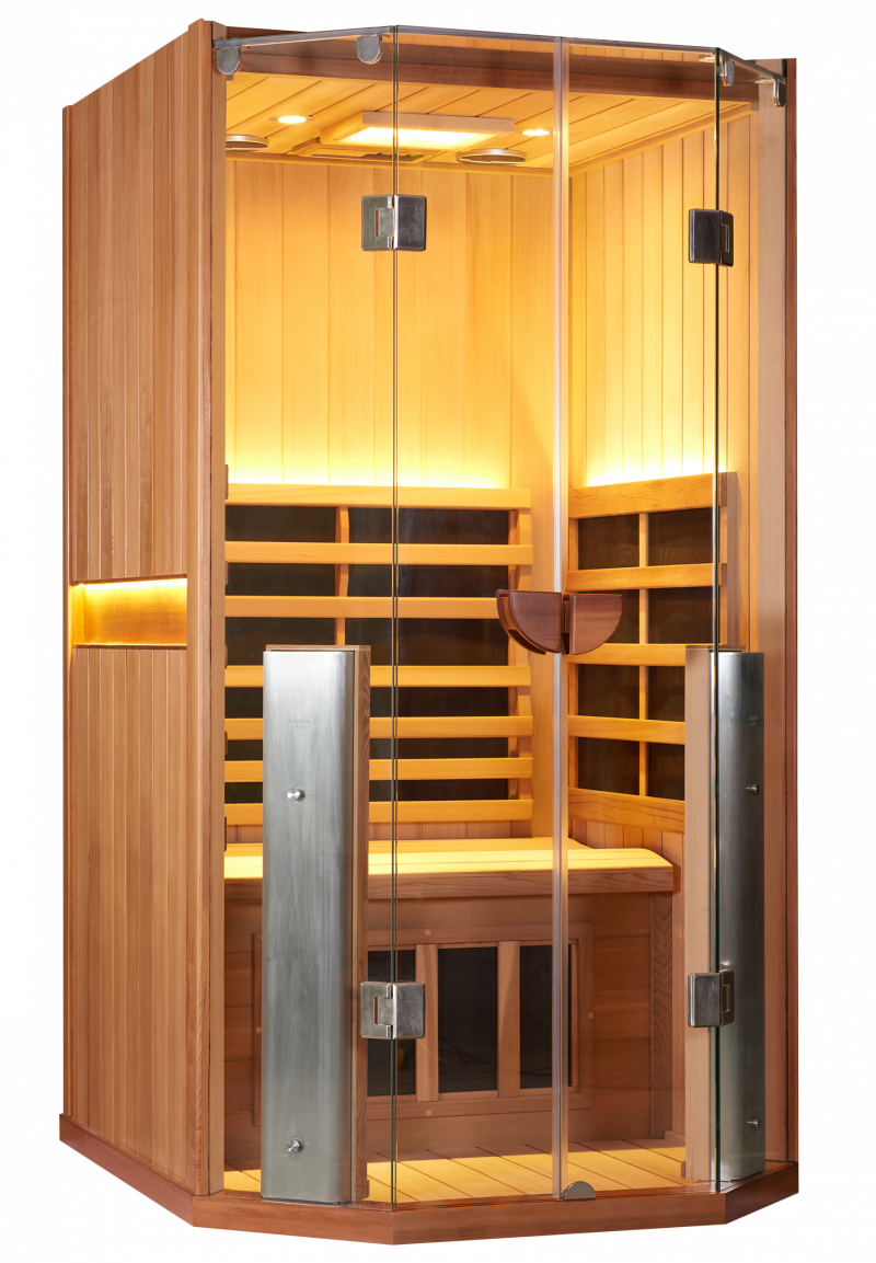 Side view of Clearlight Sanctuary 1 Infrared Sauna