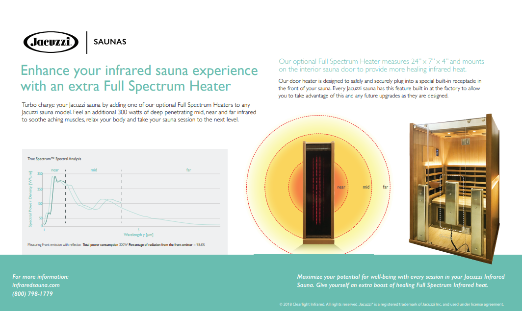 Enhance your infrared sauna experience