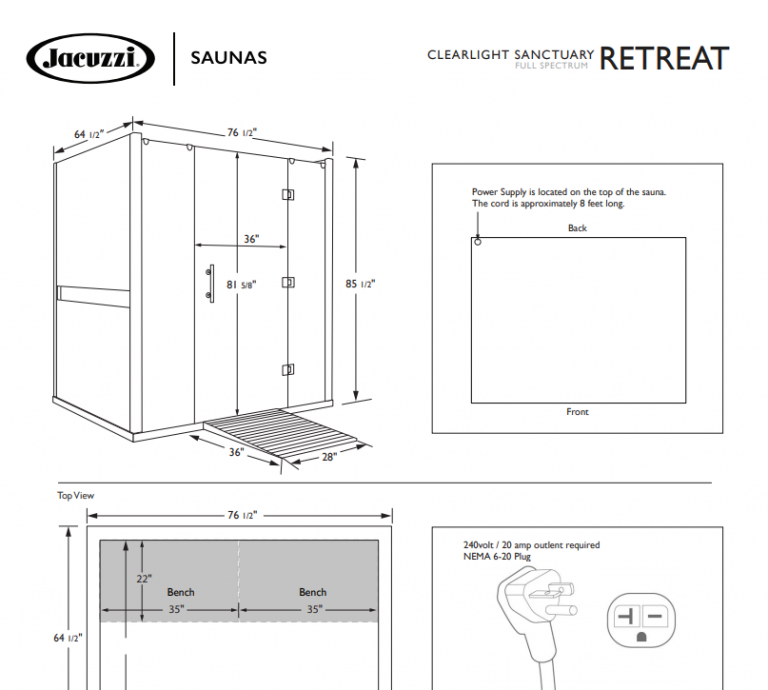 Schematic Sheets Clearlight Infrared Saunas schematic-sheets-clearlight-infrared-saunas