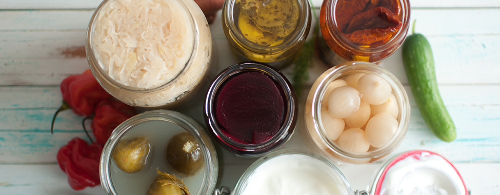 Foods in jars