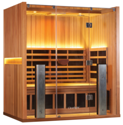 Front view of Clearlight Sanctuary 3 Full Spectrum Infrared Sauna