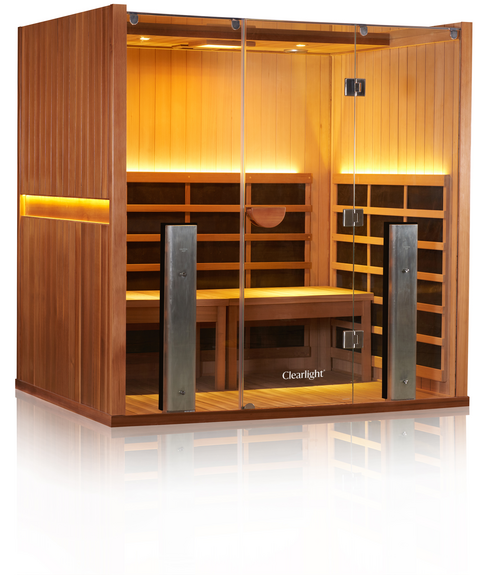 Clearlight Sanctuary Y Full Spectrum Infrared Sauna with Mahogany Wood