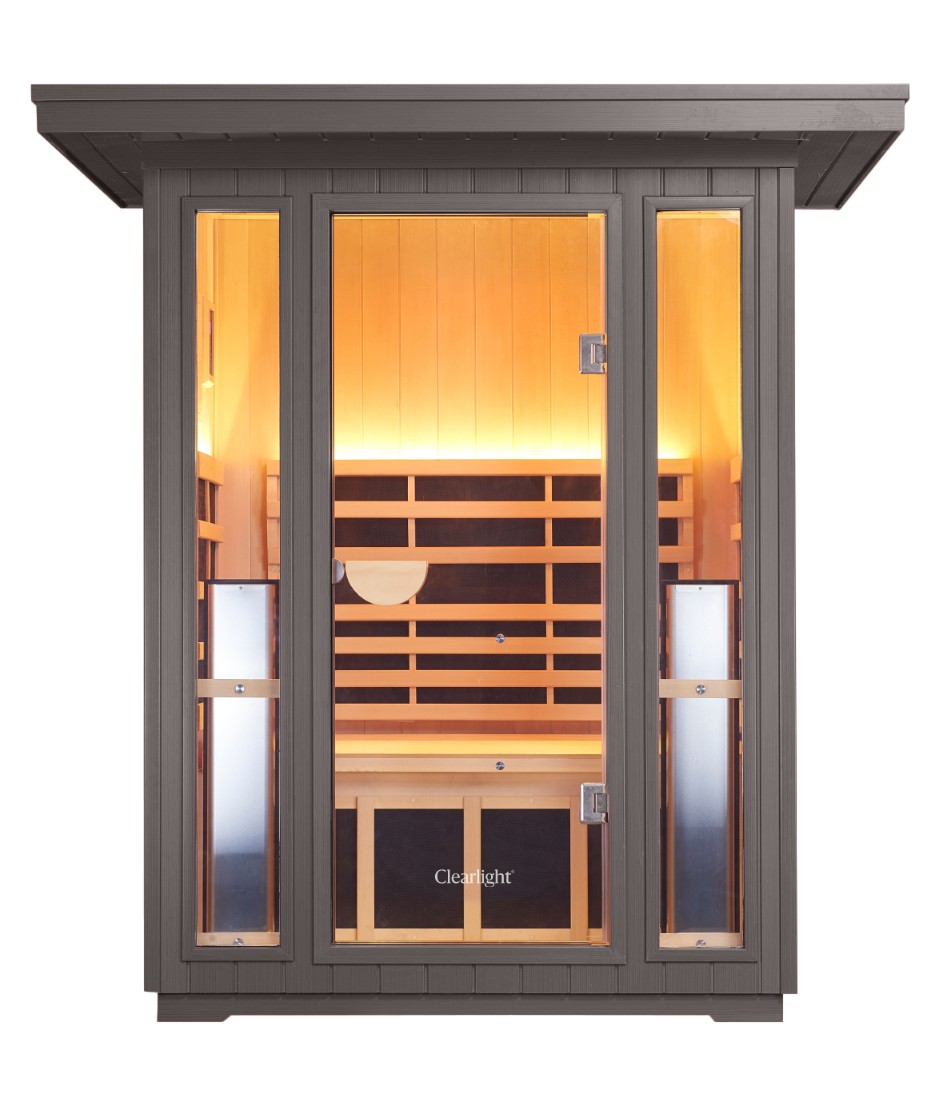 Clearlight Sanctuary Outdoor 5 Infrared Sauna Front