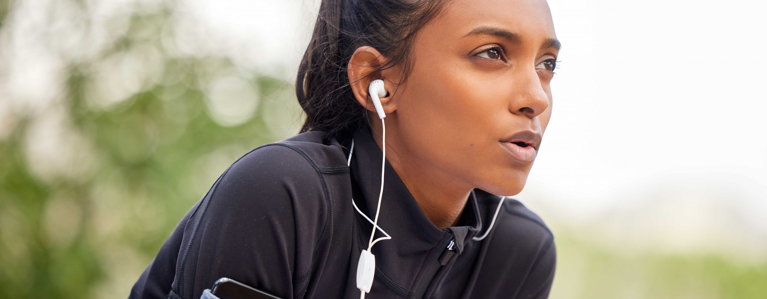 Woman Working Out for Healthy Lungs