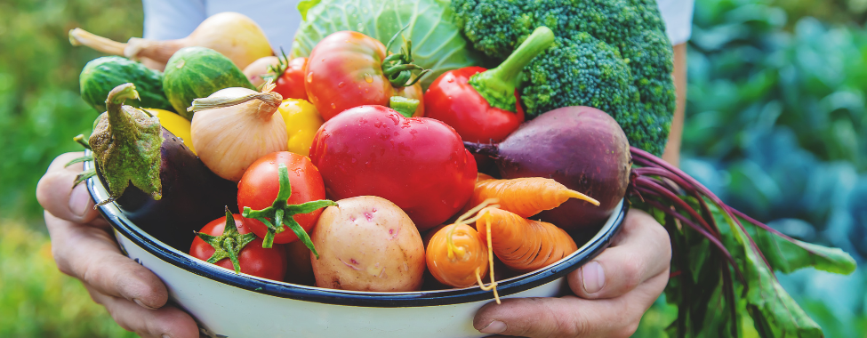 Bowl of Healthy Spring Vegetables
