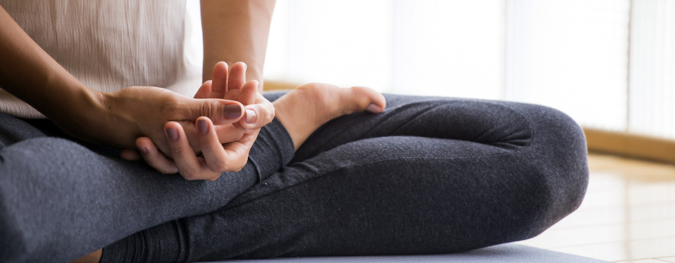 Person Meditating for Mental and Physical Health