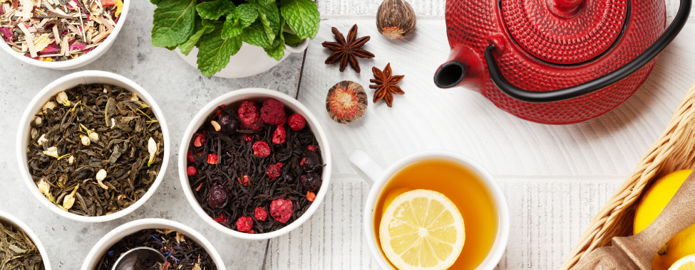 Assortment of Teas for Healthy Holiday Gift