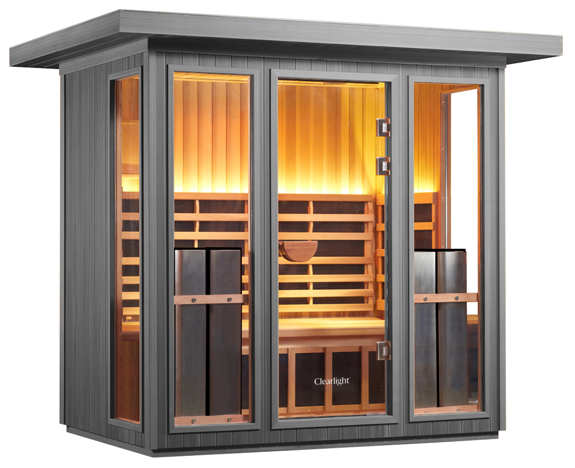 Clearlight Sanctuary Outdoor 5 | 4-5 Person Infrared Sauna Clearlight Sanctuary Outdoor 5 | 4-5 Person Infrared Sauna
