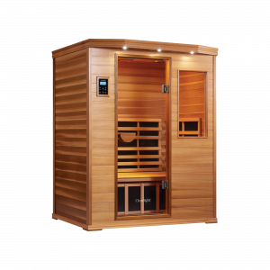 1_CL_Premier_IS-3_hero_Mahogany Clearlight Premier IS-3 Home Infrared Sauna