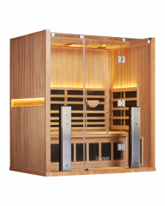 1_CL_Sanct-3_QV_Hero_Mahogany Clearlight Sanctuary 3 Full Spectrum Home Infrared Sauna