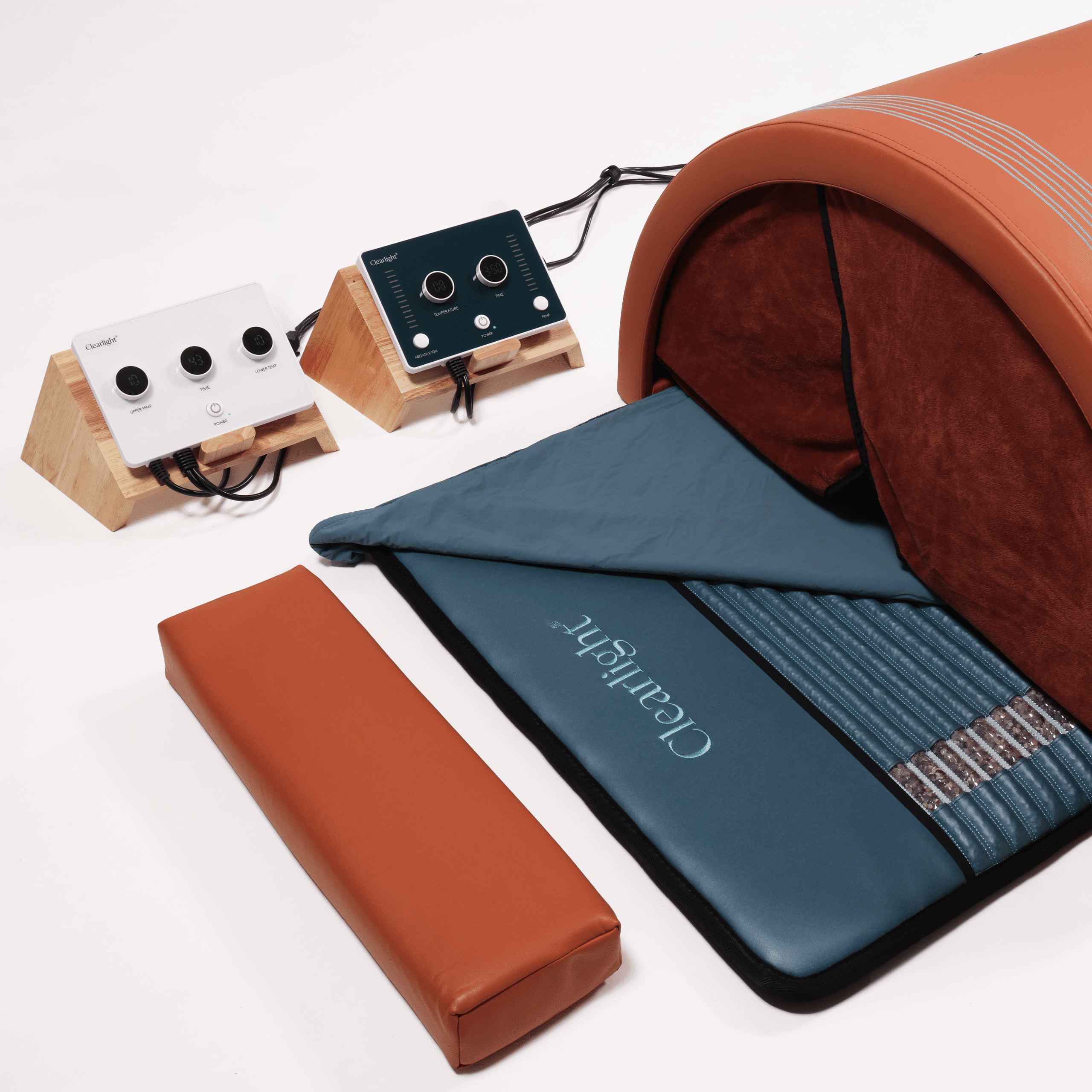 The Curve™ Far Infrared Sauna Dome With Amethyst Infrared PEMF Mat