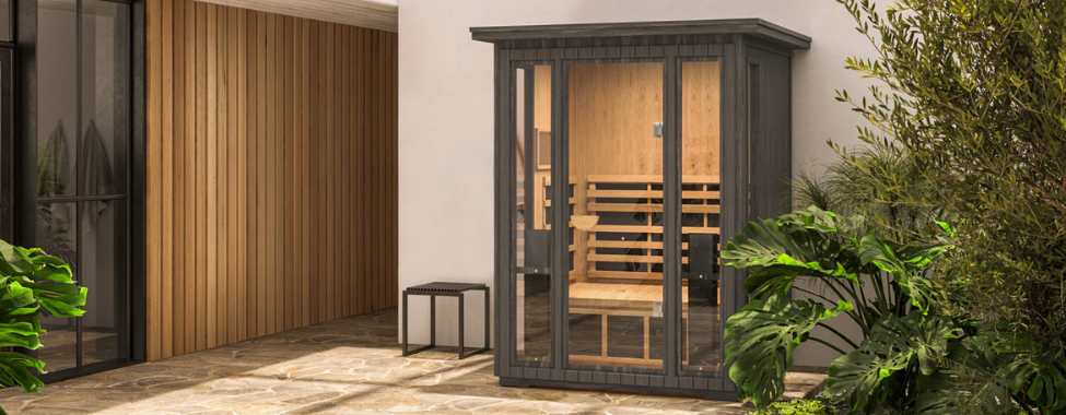 Outdoor Infrared Sauna from Clearlight