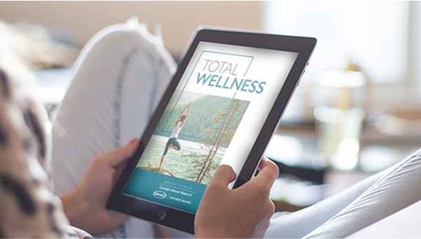 Closeup of the Clearlight Total Wellness Ebook