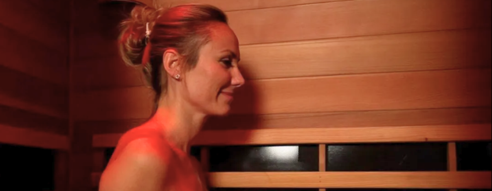 WWE Hall of Famer Stacy Keibler in Her Clearlight Infrared Sauna