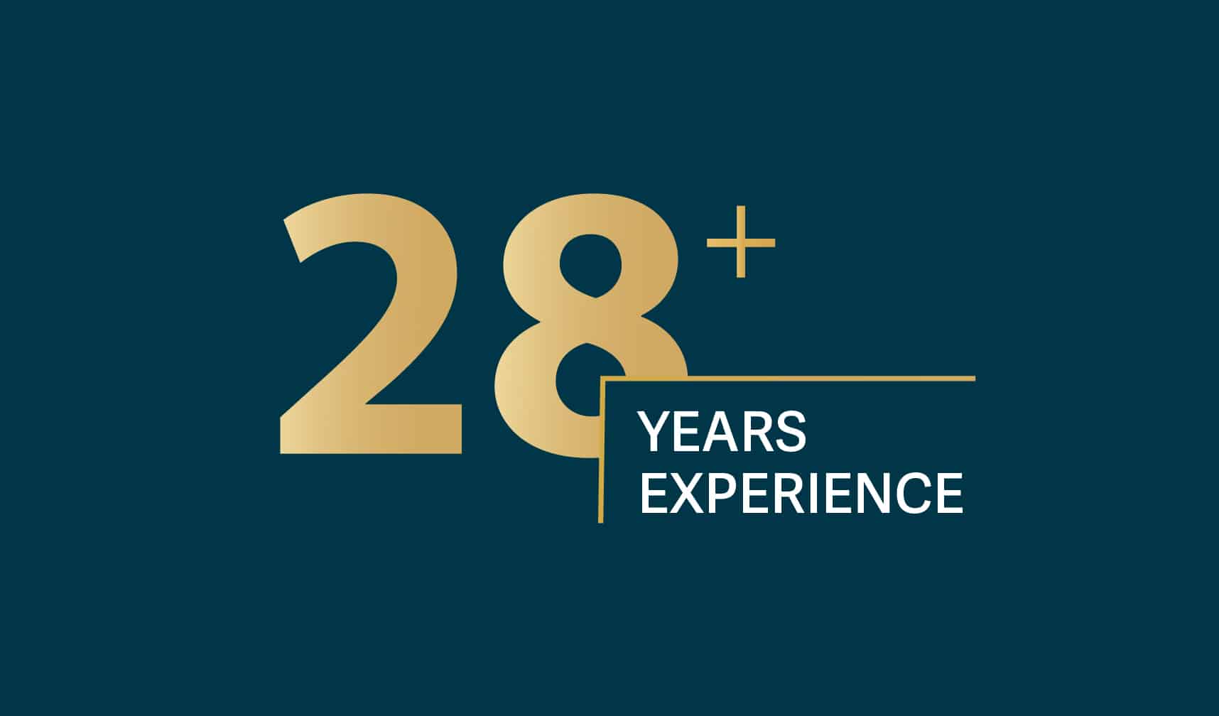 Clearlight 28+ years experience badge