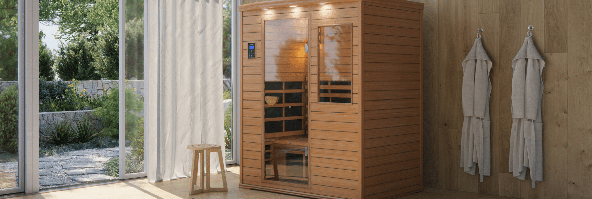 Clearlight Infrared Sauna in Serene Setting
